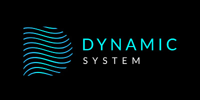 Letter D Dynamic Wave Tech Logo Design pixel