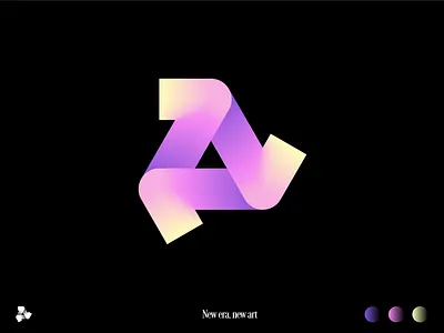 A logo artificial intelligence branding branding and identity digital identity identity branding illustration logo design logo design branding logotype saas unused logo