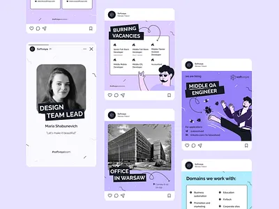 Softvoya | Social media templates graphic graphicdesign illustration instagramtemplates socialmedia vector