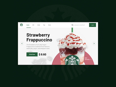 Starbucks Website Concept coffee cold coffee concept design dring website new delhi new design starbuck starbucks ui design ui uiux ux research website design interface