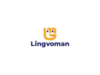 Lingvoman Logo lingvo lingvoman logo logotype man person smile smile man