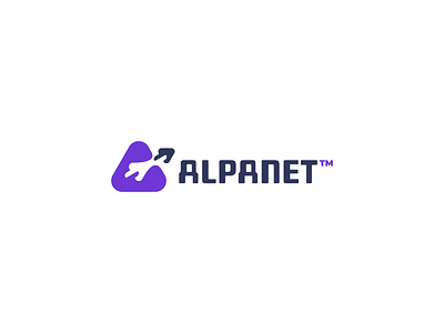 ALPANET logo concept brand branding design graphic design illustration logo motion graphics ui ux vector