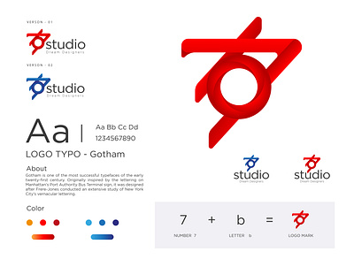 7b Logo Design ! brand identity design branding graphic design logo logo design