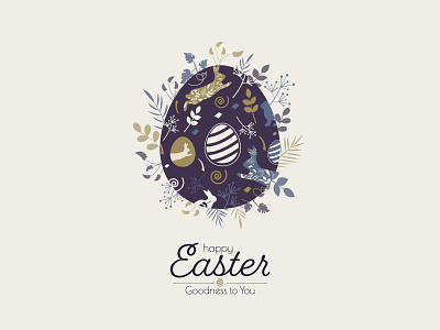 Easter'23 2023 design easter egg eggs floral happy holidays icon illustration logo minimal modern pastel colors vector
