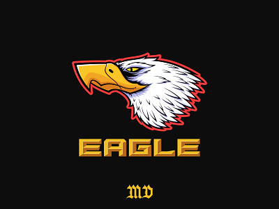 White Eagle bird design digital eagle gaming illustration logo logodesign logotype sticker text vector vectorart white