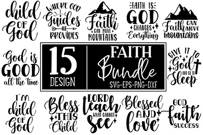 Faith SVG Bundle christian png