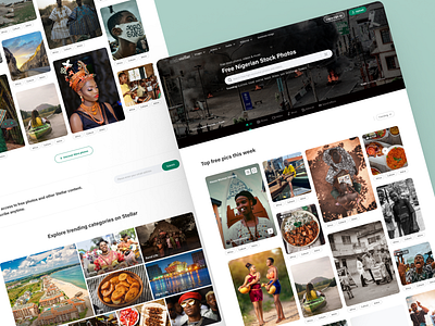 Stellar Photos landingpage nigeria photography sound ui uiux uiuxdesign ux video webdesign website
