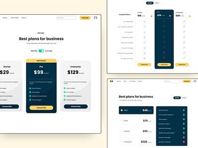 Pricing tabel pricing table pricing table ui ui uiux ux website pricing