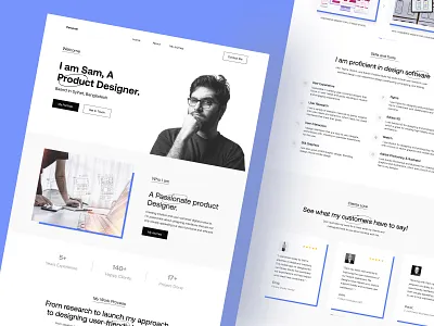 Portfolio Website Design Concept branding portfolio ui ux webdesign