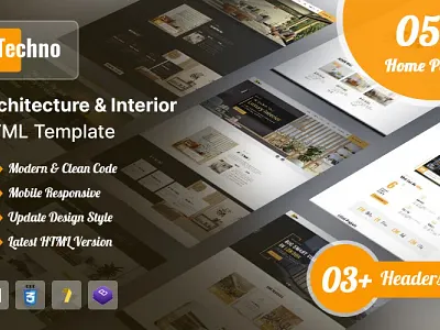 Techno Architecture & Interior Design HTML5 Template