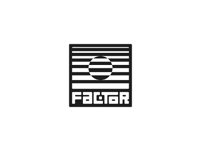 Factor branding design graphic design icon logo typography