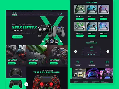 Xbox Series x Gaming Website colourful creative idea creativity custom web design design designer figma font family game modern seo templete theme ui ux web design firm web design services website xbox xd