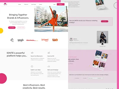 Ignite Redesign animation branding design illustration minimal typography ui ux vector web website