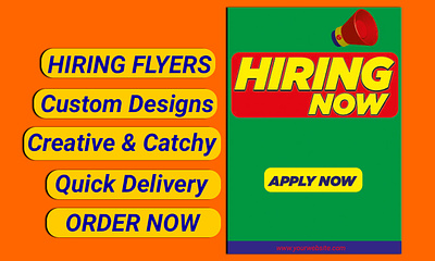 Hiring flyers design editing flyer flyer designs graphic design hiring flyer image editing
