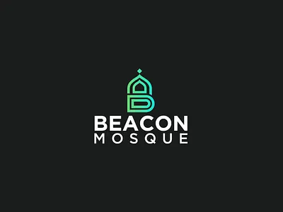 Beacon Mosque logo brand branding logo logo design minimal logo minimilist logo