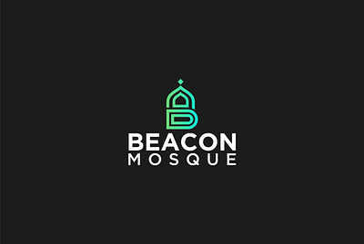 Beacon Mosque logo brand branding logo logo design minimal logo minimilist logo