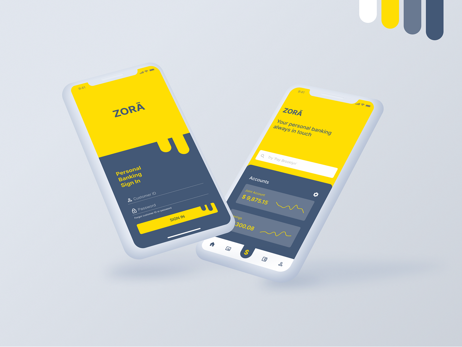 Zora Banking App by Bansy Patel on Dribbble