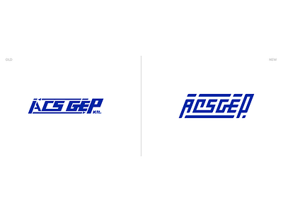 ÁCSGÉP - logo redesing branding design illustration logo redesign vector