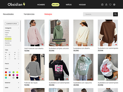 Clothes Store clothes design figma graphic graphic design shop ui web design