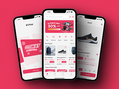 Ecommerce App Design (UX Case Study) app ecommerce ui user interface ux