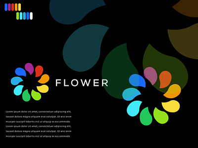 Modern Minimalist Flower Logo Design brandlogo companylogo creativelogo design flower design flower logo illustration letterlogo logo minimalistlogo modernlogo simple design simple logo