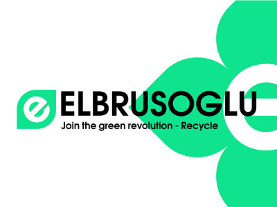 Elbrusoglu Recycle Logo azer azerbaijan baku branding design e graphic design illustration logo recycle