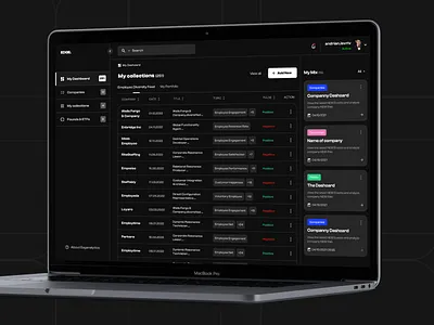 Analytics Web Application | SaaS app branding dashboard design saas typography ui ux web