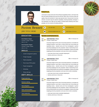 Best New and Unique Resume, CV and Cover Letter Template cover letter for resume