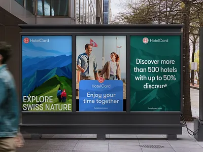 HotelCard Brand Posters Design advertising brand branding business design graphic design hospitality hotel hotel service identity identity design logo marketing marketing design outdoor advertising poster poster design travel service traveling ux