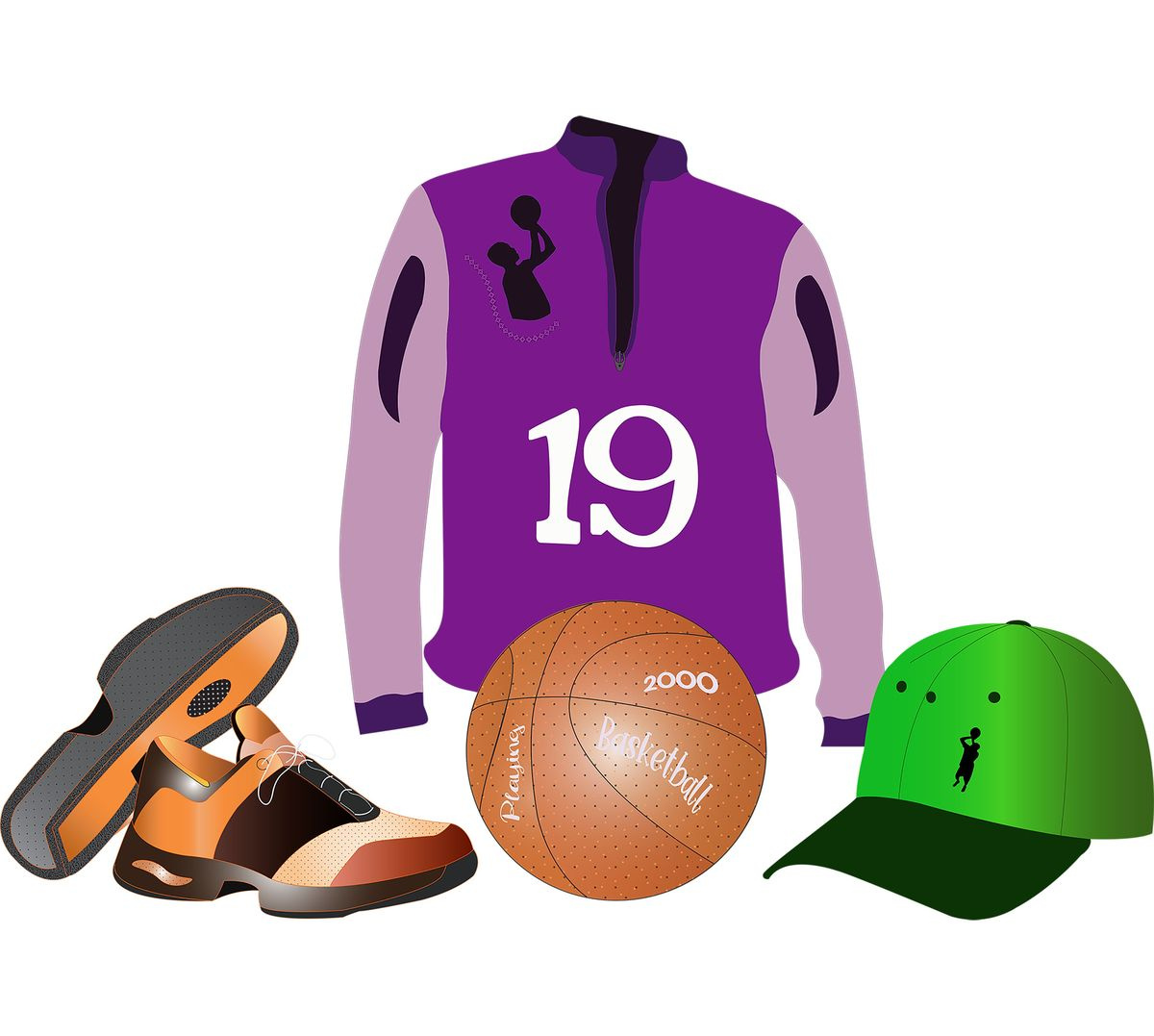 Requirements for the baseball cap, shoes, shirt, and the orange basketball coach episode field goals helmet jumps male net player players sports shoes stadium wesam studio