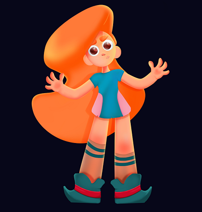 Ginger Character Design branding character characterdesign game gameart