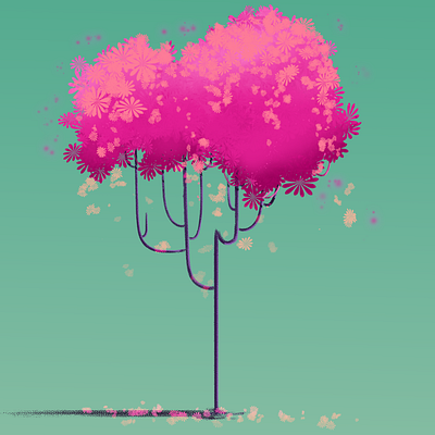 Pink Tree concept conceptdesign design illustration logo prop