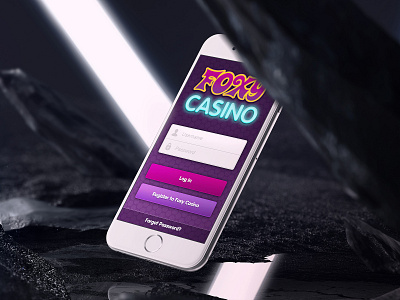 Foxy Casino iOS Mobile App app branding graphic design ios mobile ui ux