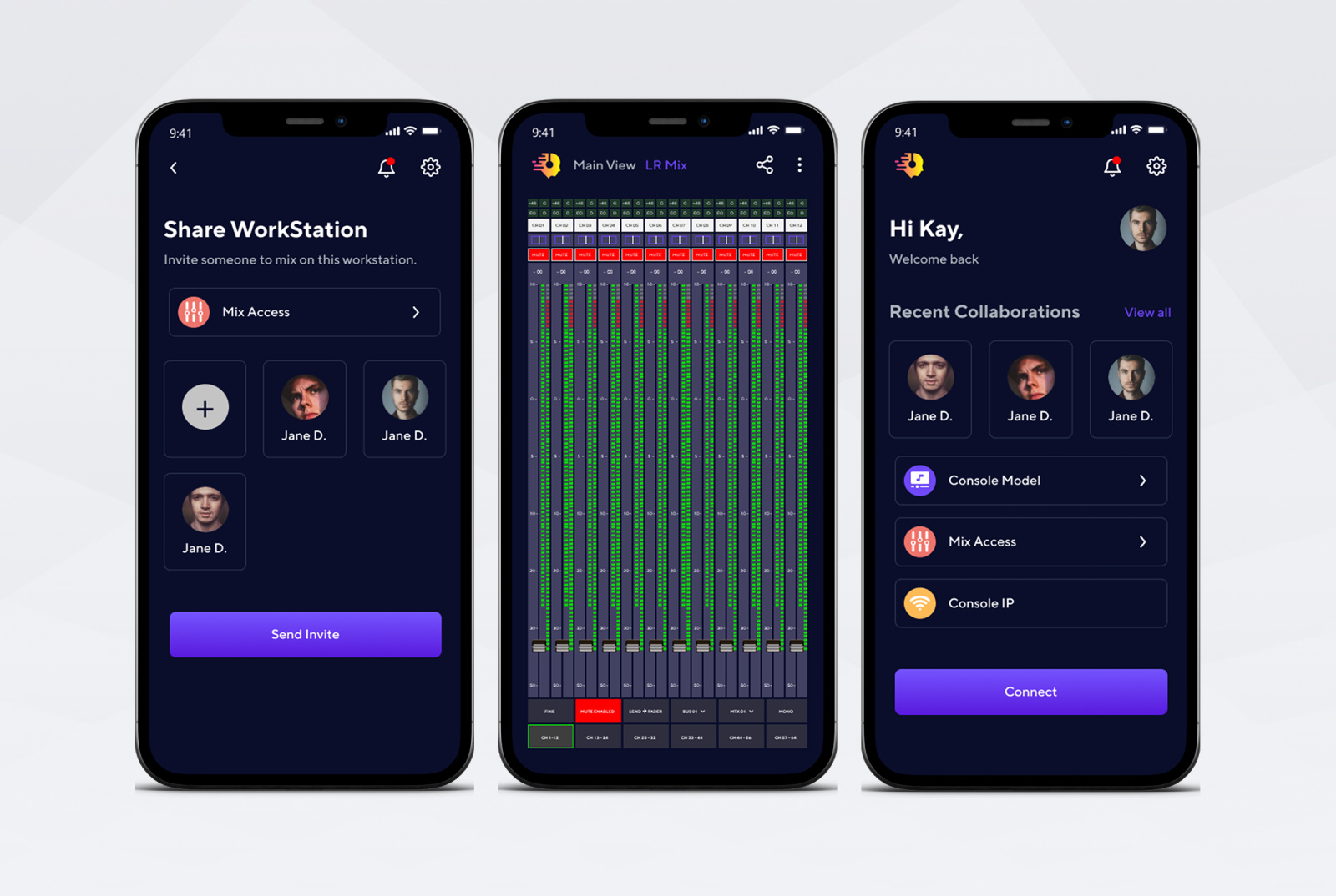 Remote Audio Mixing Console by Agbodoroba Emaliasia on Dribbble