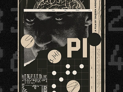 PI Alternative Poster 3.14 alternative movie collage illustration math movie movie poster pi poster posters