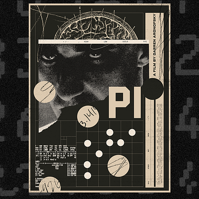 PI Alternative Poster 3.14 alternative movie collage illustration math movie movie poster pi poster posters