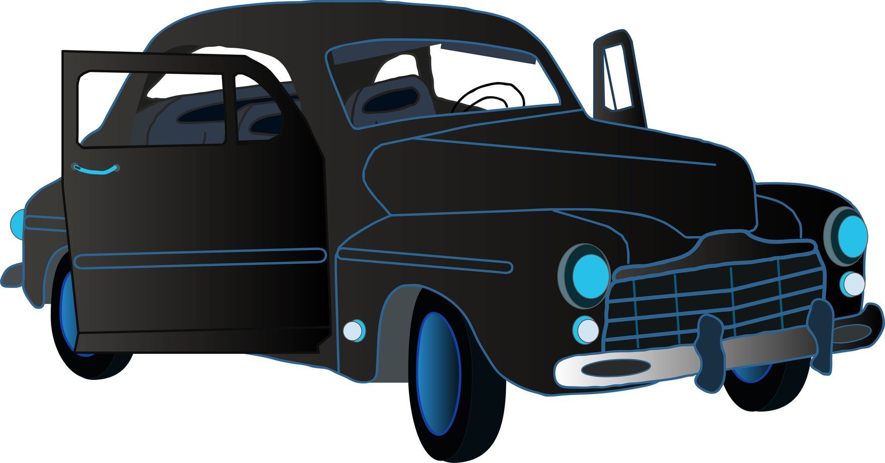 Ford in a stunning antique antique cars atombil black cars creative horn leather roof leather seats mirrors pickup racing cars royal era models sedan single door vehicles vintage cars vintage style wesam studio wesamstudio