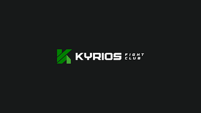 Logo design and brand identity concept for Kyrios Fight Club branding graphic design logo