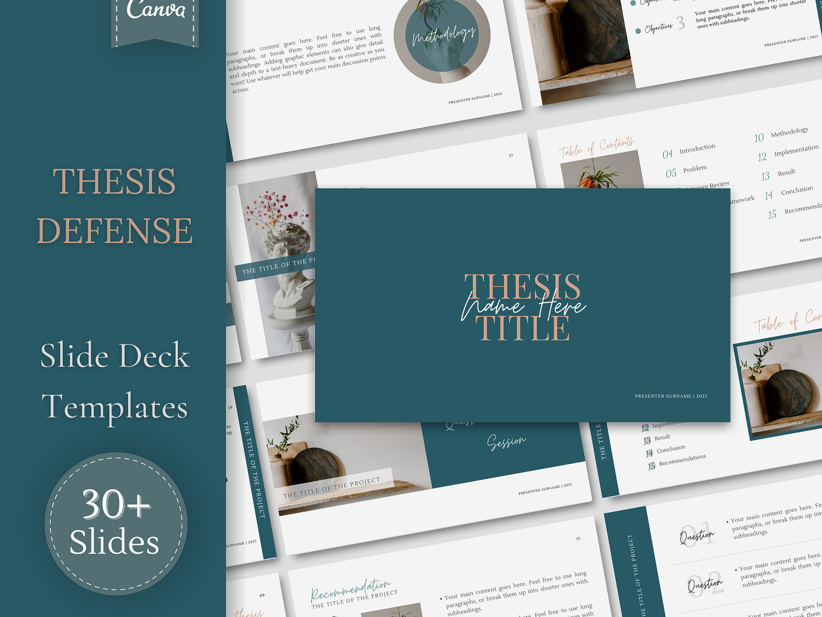 thesis defense canva