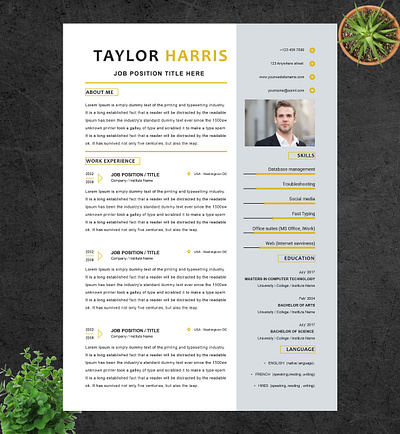 New best resume cv template cover letter for resume