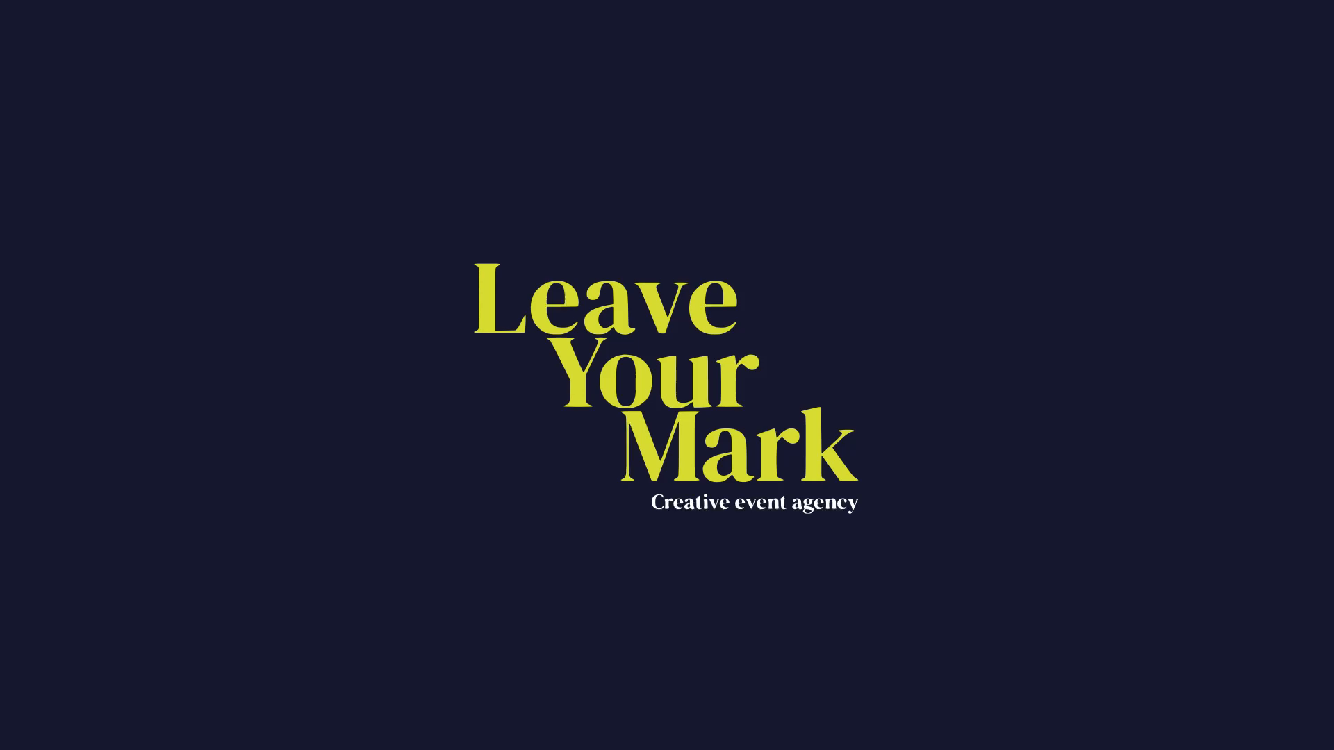 Example of Logo Animation - LeaveYourMark | Fortune Motion