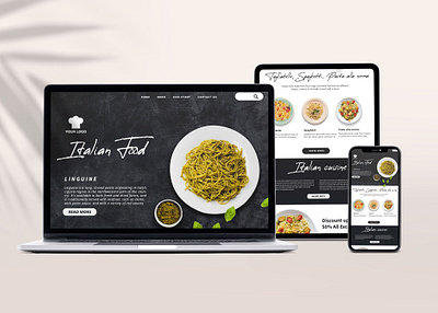 Food Website app design graphic design ui ux