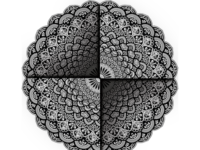 3D Vector Mandala design graphic design illustration vector