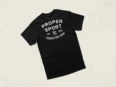 Proper Sport - Merchandise branding design logomark merch monogram