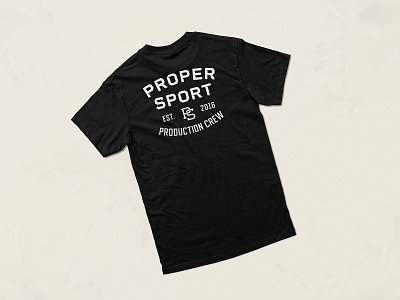 Proper Sport - Merchandise branding design logomark merch monogram