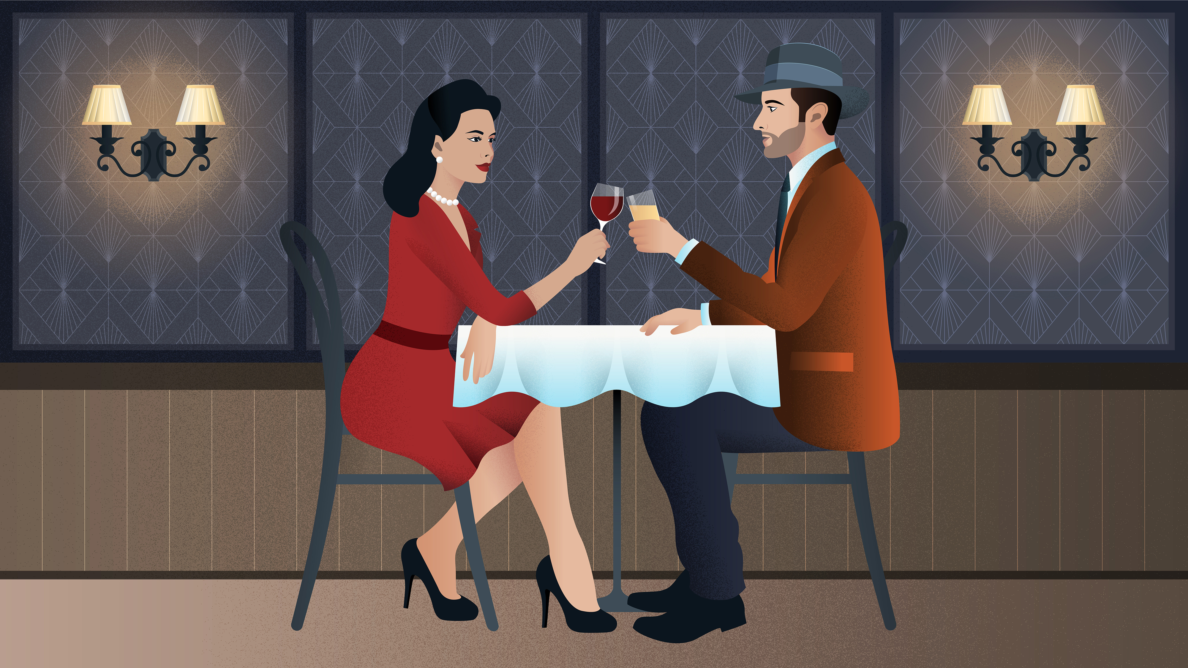 Illustration - M. Awangart cafe digital art digital illustration illustration illustrator paris vector art vector illustration