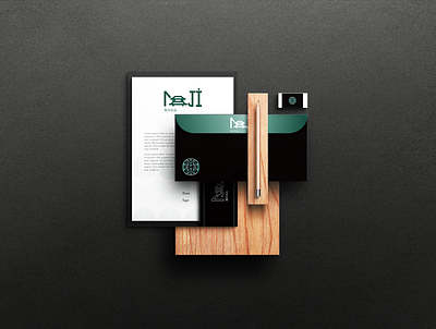 Muji 2050 branding, stationary design 3d brand identity branding design graphic design illustration logo office printing stationary vector