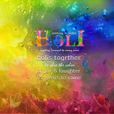 Holi Poster Design