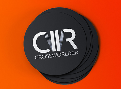 Crossworlder Music brand brand identity branding brandsign design flat identity logo logotype marketing music music label startup vector