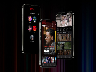 Netflix App Redesign app design netflix ui ux